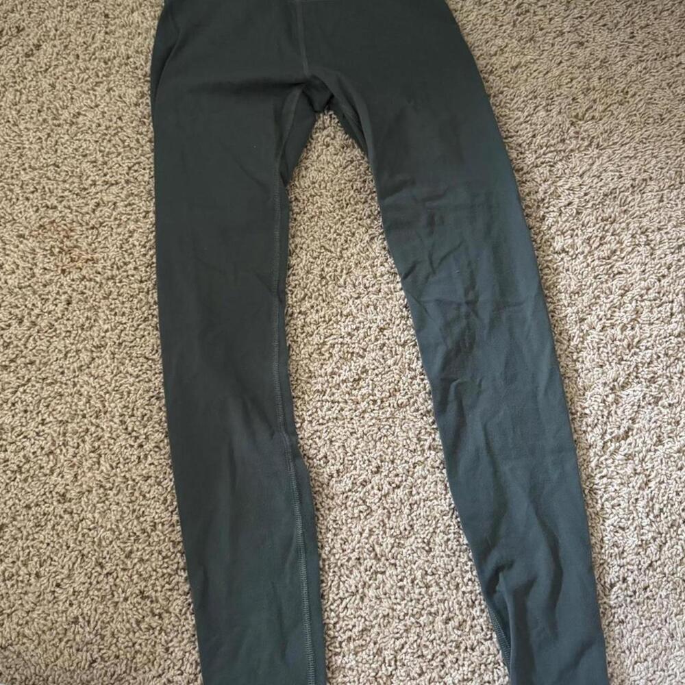 Beyond Yoga Women's Green and Khaki Legging